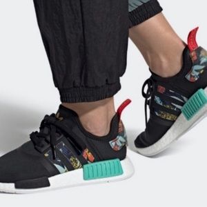 Adidas Her Studio London Black Floral Women’s Size 8